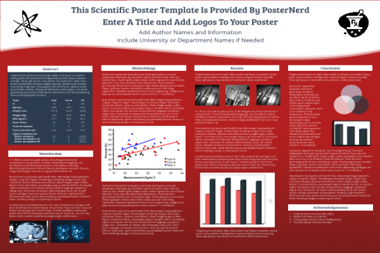 College Final Digital Poster Template Doc Example