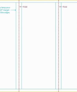 Free Tri Fold Poster Board Template Doc Example