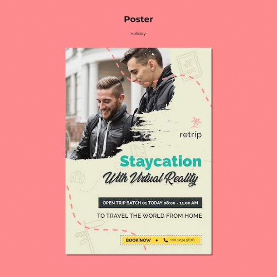 Professional Visual Rolling Poster Board Virtual Template Pdf Sample