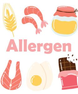 Costum Food Allergy Allergen Menu Template  Pdf Sample