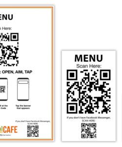 Professional Qr Code Restaurant Menu Template Word Example