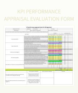 Appraisal Feedback Form Template Word