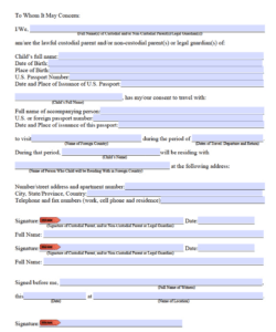 Best Child Photo Consent Form Template Doc Example