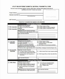 Best Construction Transmittal Form Template