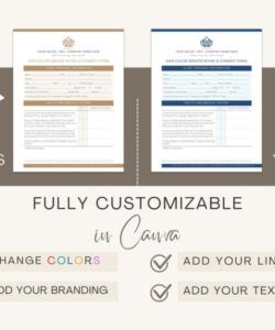 Costum Hair Color Consent Form Template Excel Example