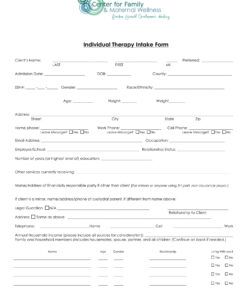 Costum Holistic Therapy Consultation Form Template Doc Example