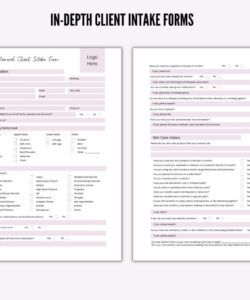 Costum Laser Hair Removal Consultation Form Template Word Example