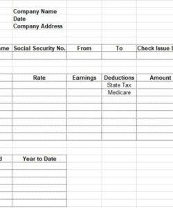 Costum Payroll Advance Form Template Doc Example