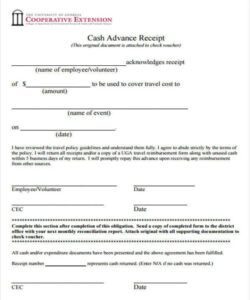 Editable Payroll Advance Form Template Word Example