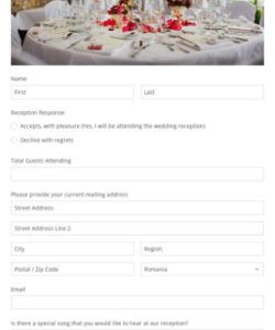 Free Wedding Flower Consultation Form Template Pdf Sample