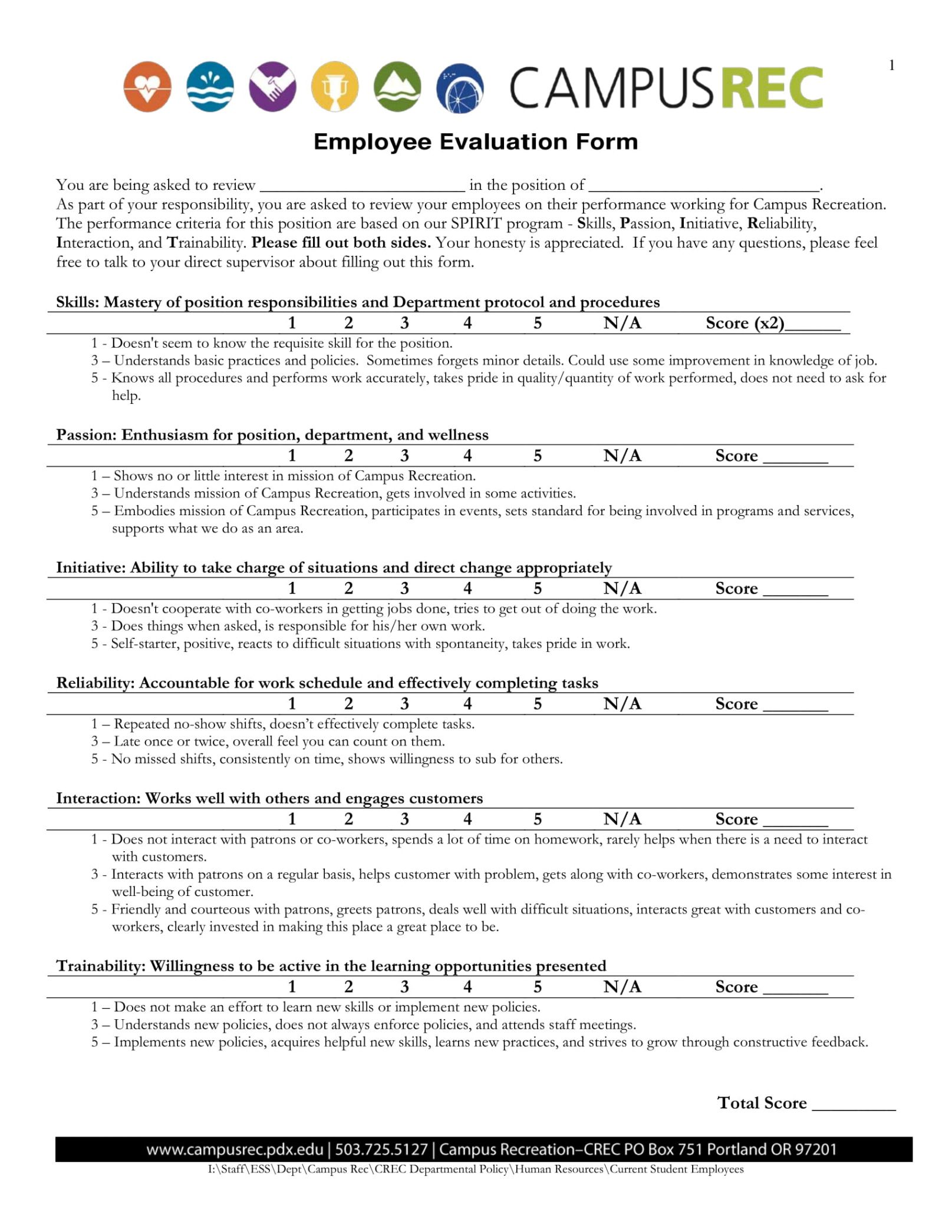 Holiday Accommodation Feedback Form Template Word