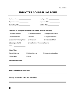 Printable Business Consultation Form Template Doc