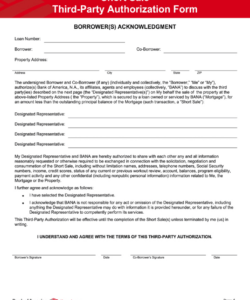 Professional Third Party Consent Form Template Pdf