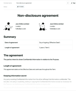 Free Custom Artist Non Disclosure Agreement Template Word