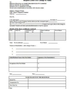 Free Custom Change Of Name Agreement Template Pdf Sample