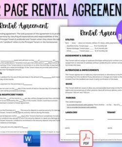 Free Editable Audio Visual Rental Agreement Template Excel