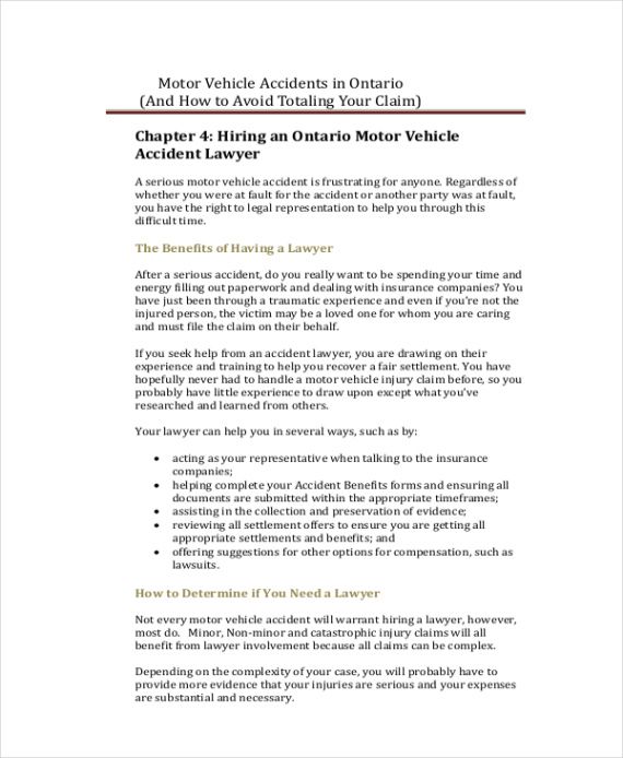 Free Editable Car Accident Settlement Agreement Template Pdf Sample