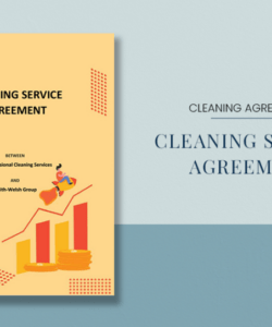 Free Printable Carpet Cleaning Service Agreement Template Pdf