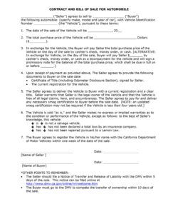 Free Printable Take Over Car Payments Agreement Template Doc Sample