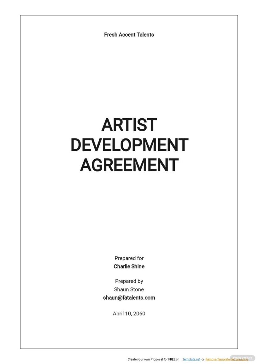 Printable Art Gallery Consignment Agreement Template Word