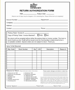 Free Blank Key Return Form Template Excel