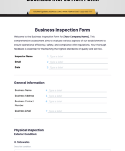 Free  Quality Inspection Form Template Excel