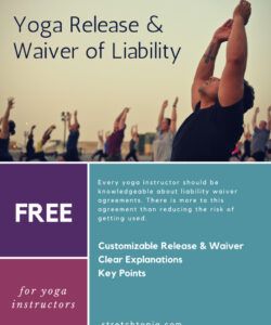 Free  Yoga Registration Form Template Word Sample