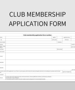 Printable Yoga Registration Form Template Word