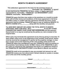 Blank 6 Month Tenancy Agreement Template  Sample