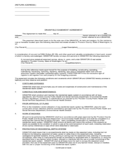 Custom Easement Agreement Between Neighbors Template Doc Sample