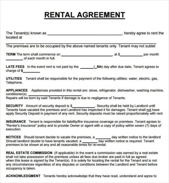 Custom Office Rental Lease Agreement Template Excel Sample