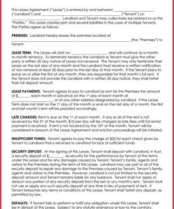 Editable 6 Month Tenancy Agreement Template Excel