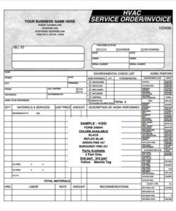 Editable Air Conditioning Service Agreement Template  Sample