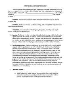 Editable Bed Bug Service Agreement Template Word Sample