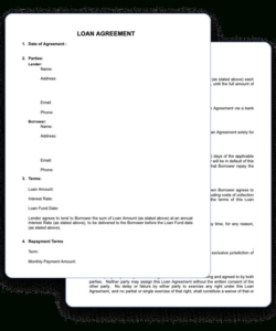 Free Editable Cancellation Of Loan Agreement Template Word