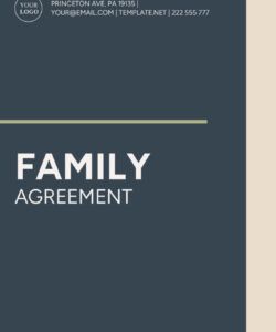 Free Printable Tenancy Agreement Between Family Members Template  Sample