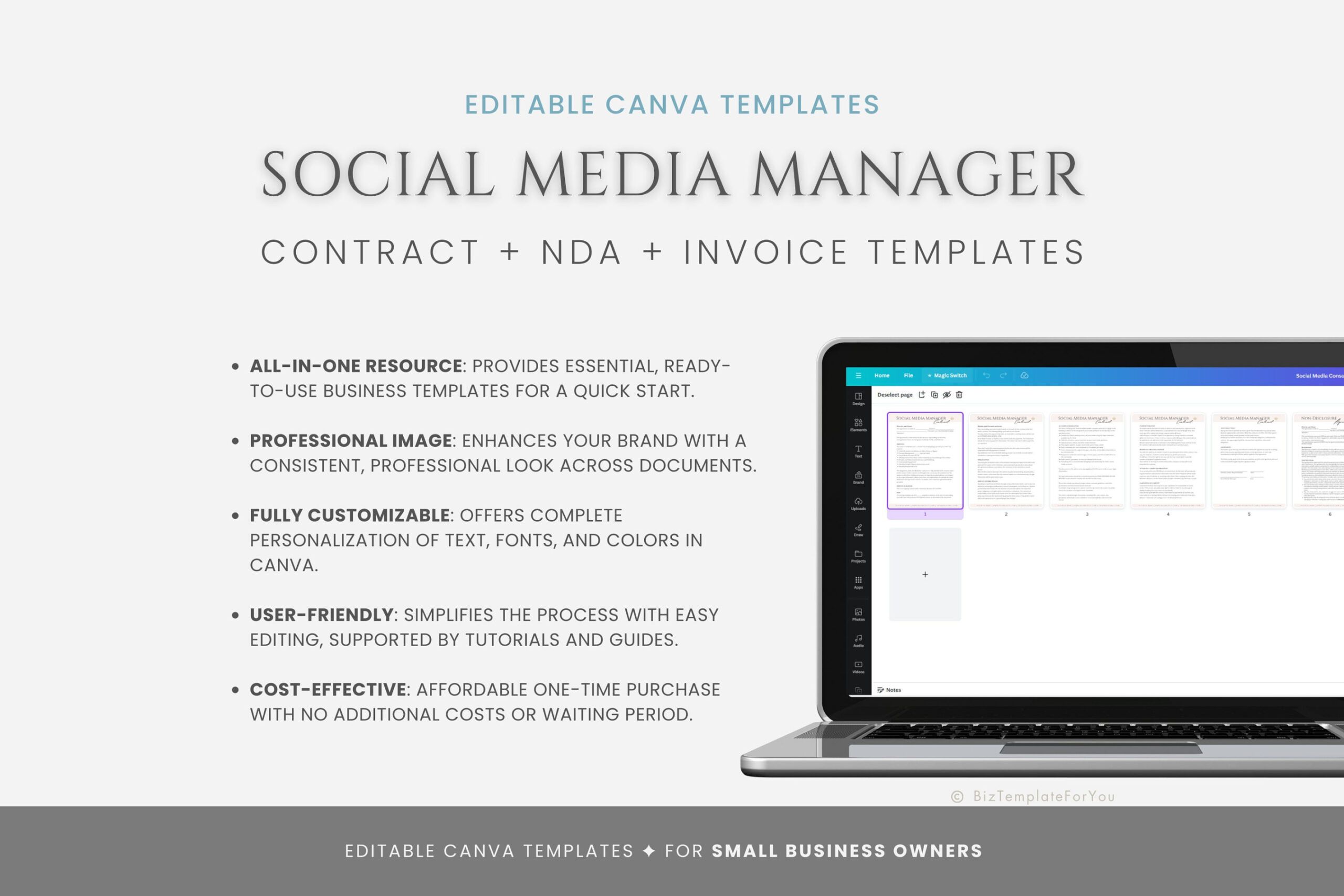 Free  Social Media Management Agreement Template Excel
