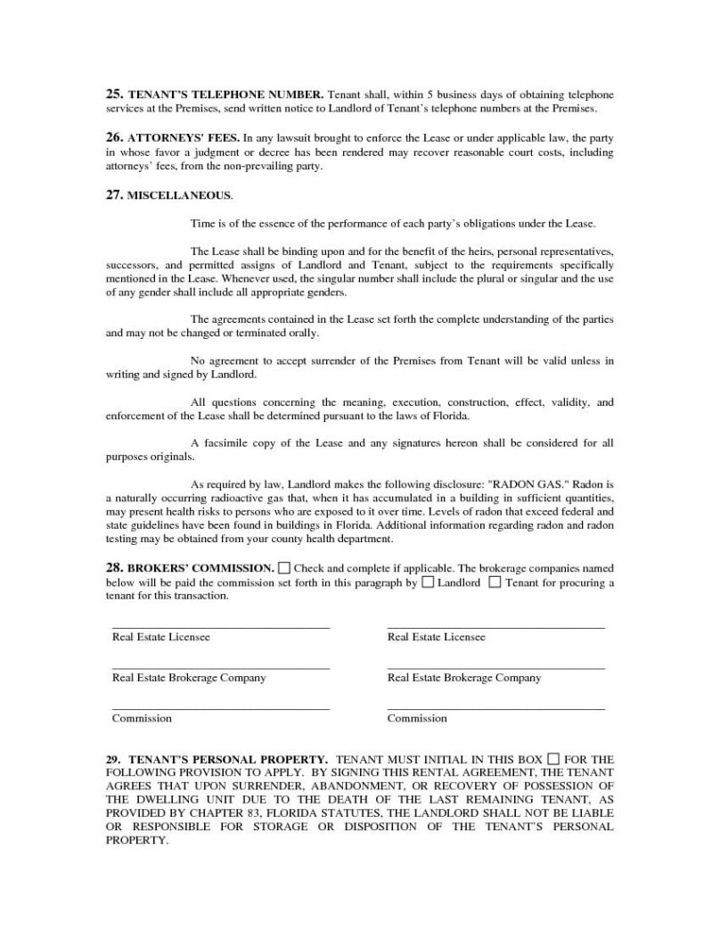 Free  Tenancy Agreement Between Family Members Template Doc