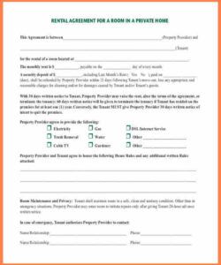 Tenancy Agreement Between Family Members Template Word
