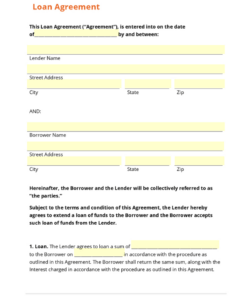 Custom Intercompany Loan Agreement Template