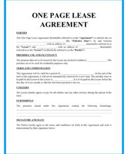 Editable Commercial Vehicle Lease Agreement Template  Sample