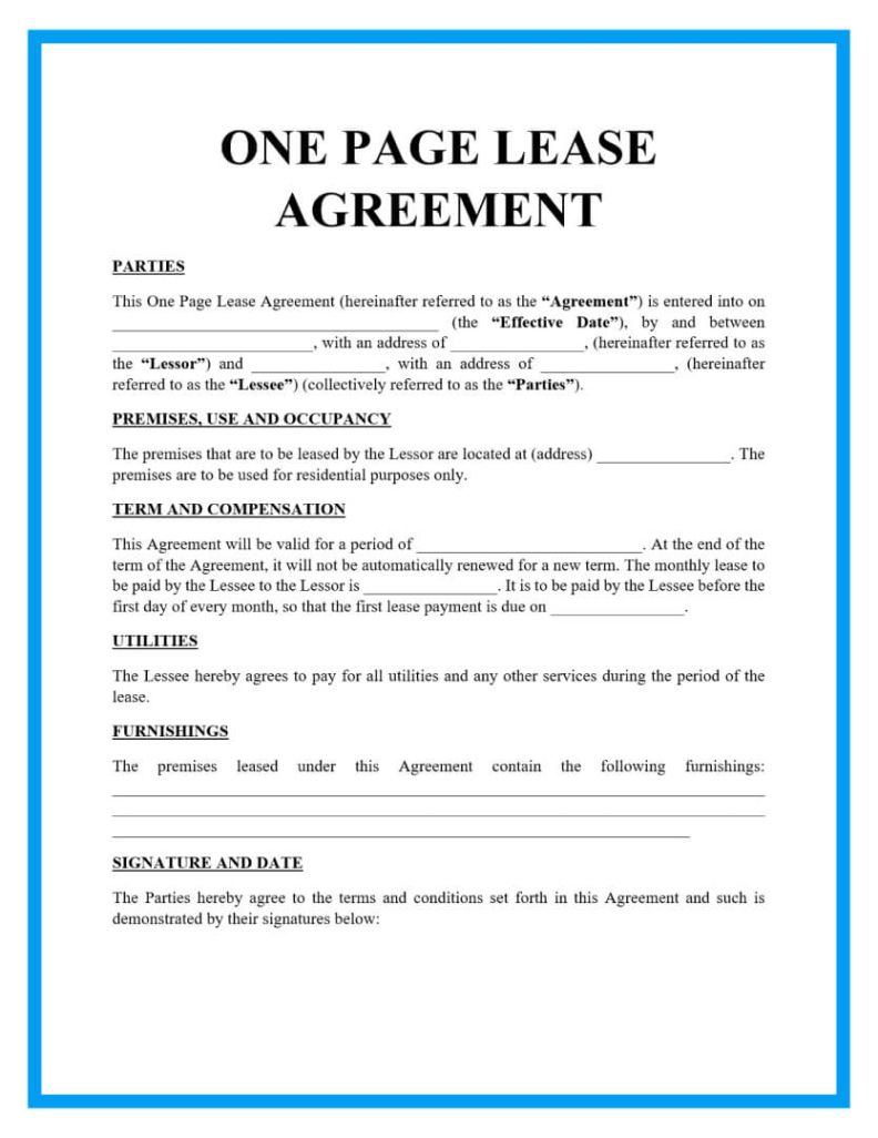 Editable Commercial Vehicle Lease Agreement Template  Sample