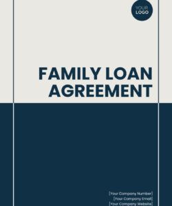 Editable Family Settlement Agreement Template Doc Sample