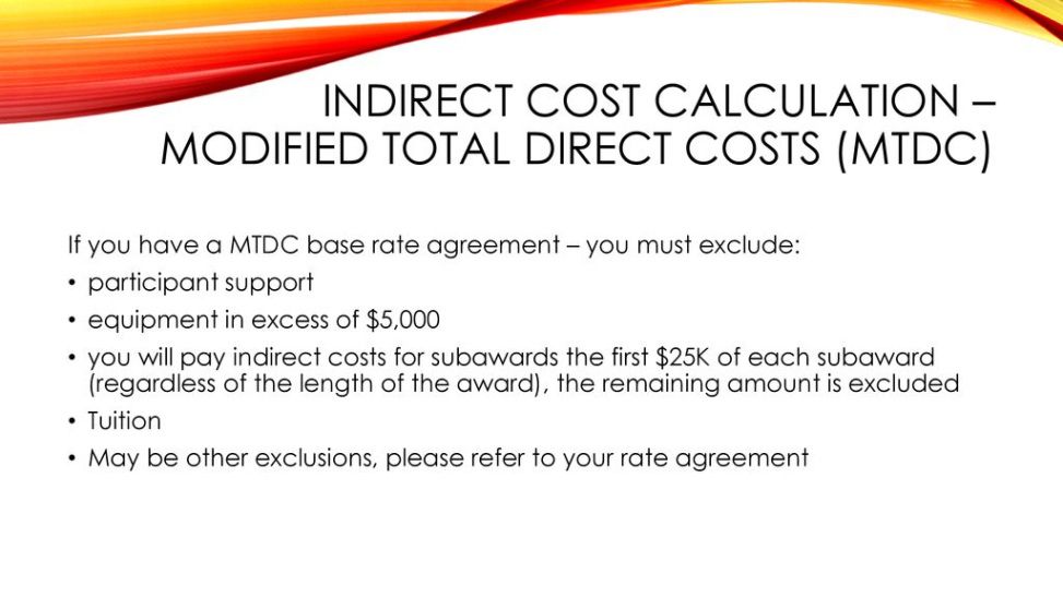 Editable Indirect Cost Rate Agreement Template