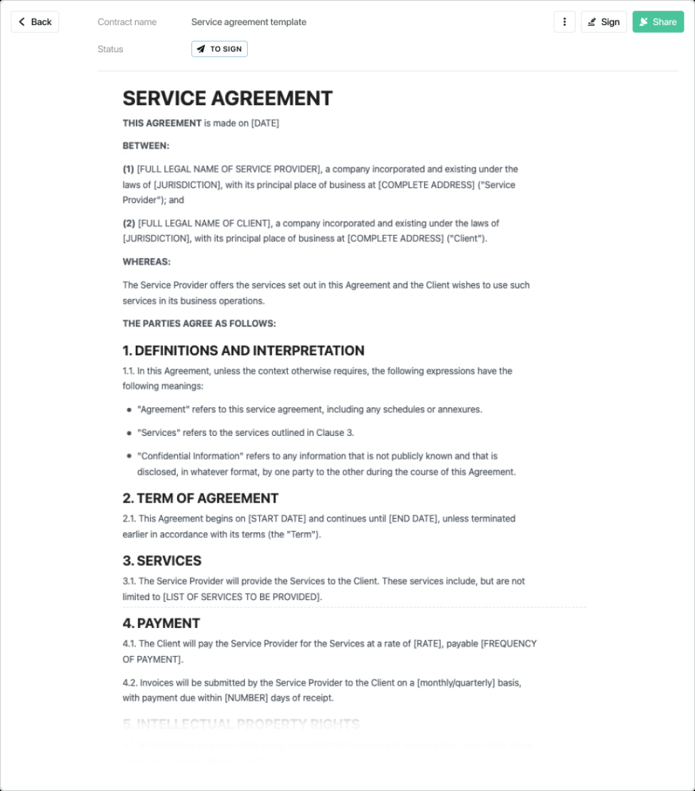Free Custom Corporate Rate Agreement Template Pdf Sample