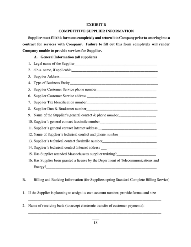 Free Custom Fuel Supply Agreement Template Excel Sample