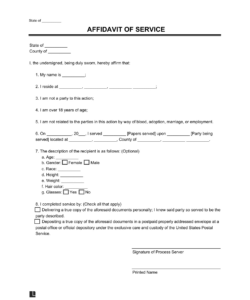 Free Custom Work Licence Affidavit Template