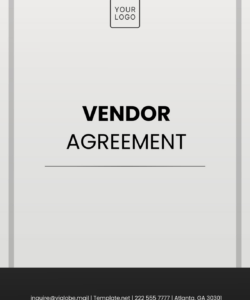 Free Editable Food Supply Agreement Template Excel Sample