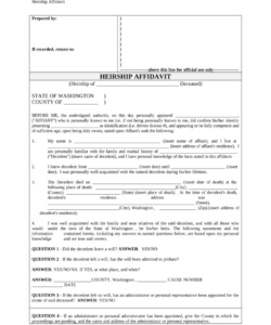 Free Editable Limited Licence Affidavit Template Doc Sample