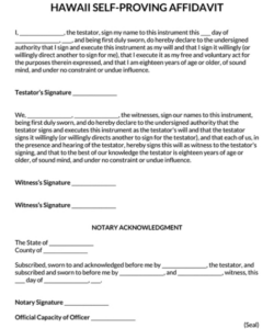 Free Printable Self Proving Affidavit New York Template Doc Sample